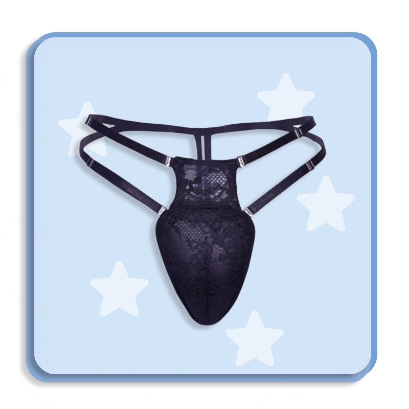 String homme en dentelle rembourré Arthur stringhomme.fr