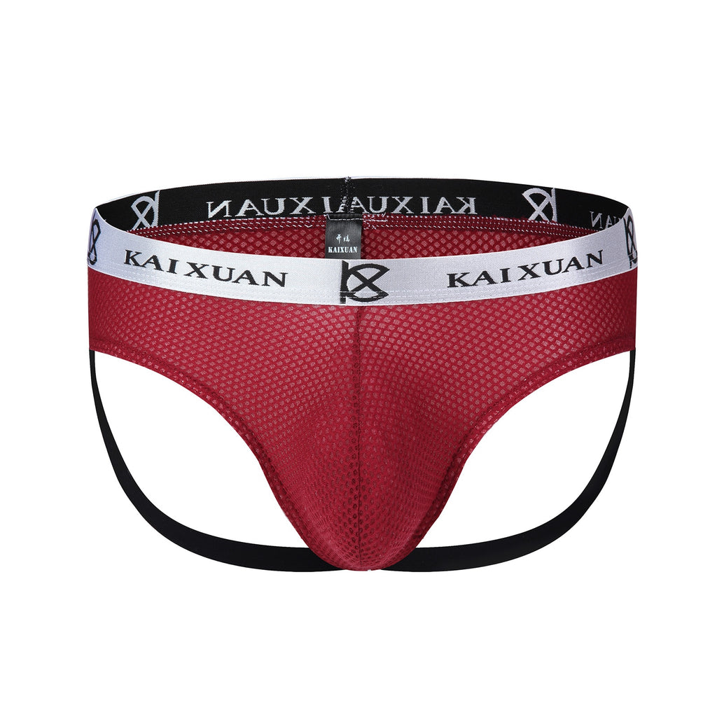 String Pour Homme Wayonge - Maille Nid D'abeille Respirante, Soie Glacée, 80% Nylon 20% élasthanne - Confort Quotidien - 12
