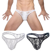 String homme style dentelle