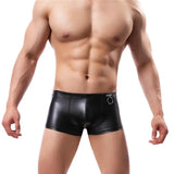 Boxer Aspect Cuir pour homme