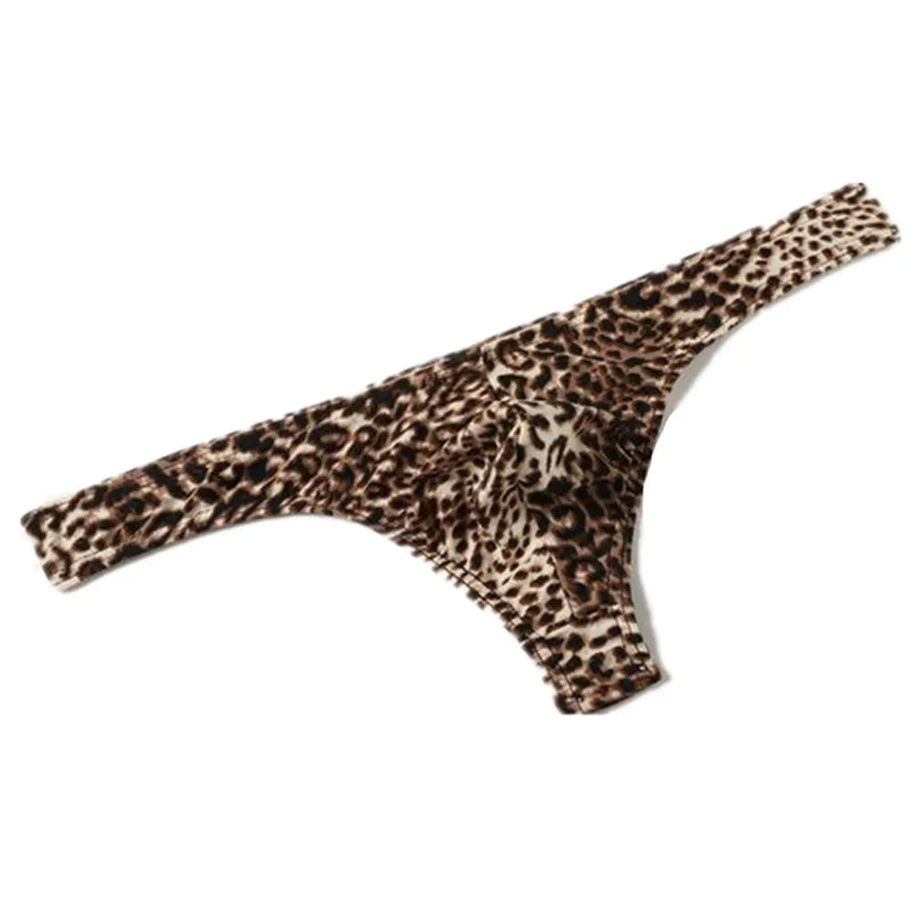 String homme léopard - Roméo – string-homme.fr