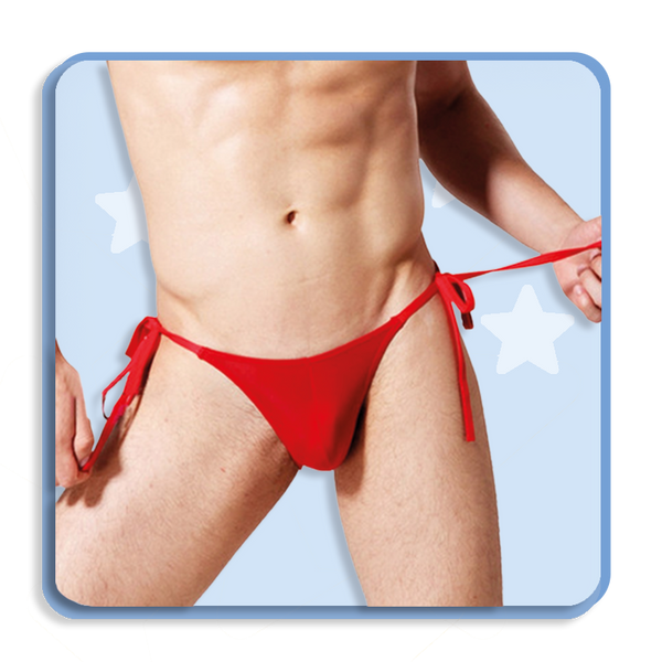 String soie homme sale